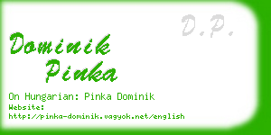 dominik pinka business card